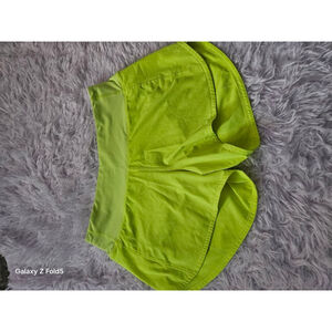 Women's Lululemon Athletic Shorts Size 6 Lime Green